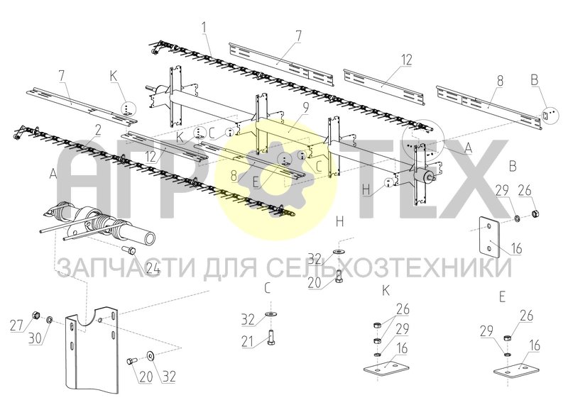 Чертеж Мотовило (РСМ-100.70.03.000В)